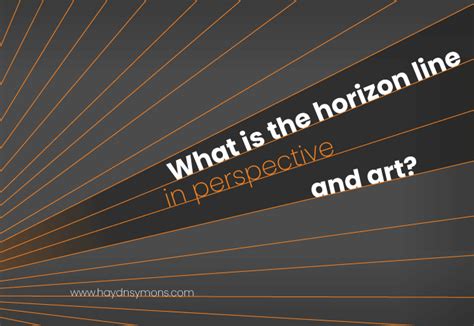 what is the horizon line in art and how does it affect our perception of space?